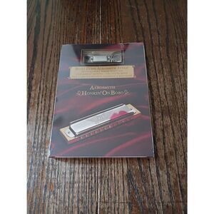 Vintage 2004 Aerosmith Honkin on Bobo Special Edition CD with Harmonica Keyring
